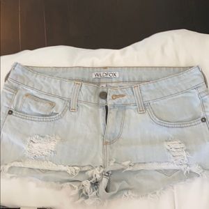 Wild fox Light Was Short Shorts